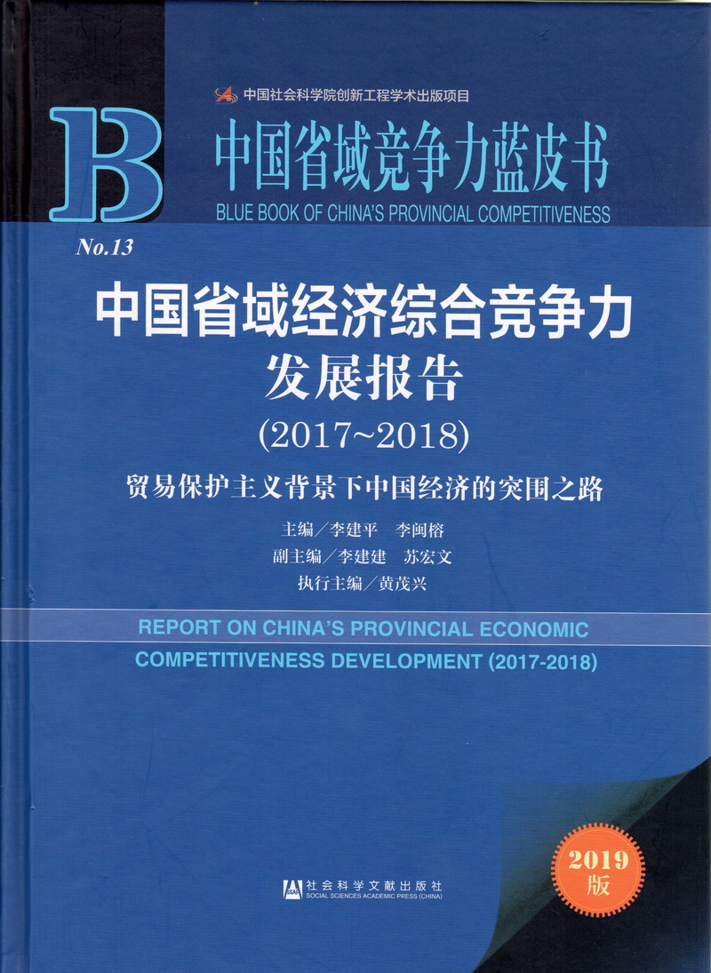 大学生逼骚中国省域经济综合竞争力发展报告（2017-2018）